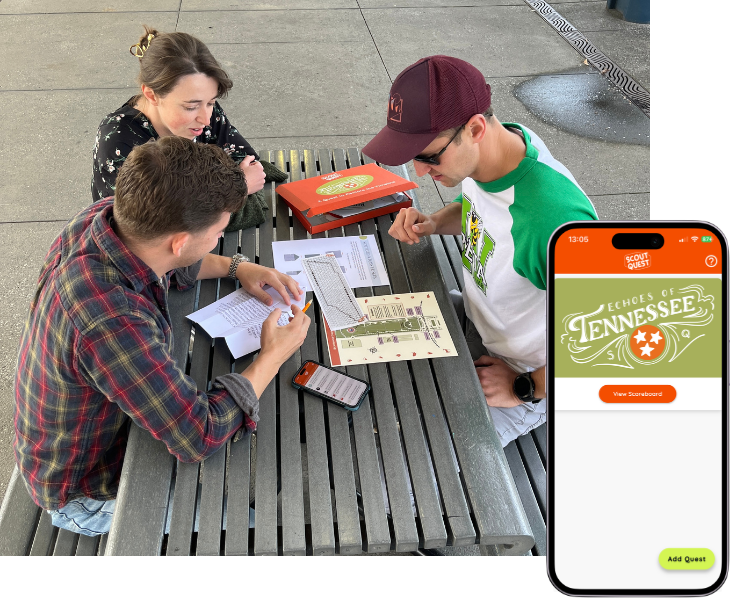 Scout Quest app and Bicentennial Park